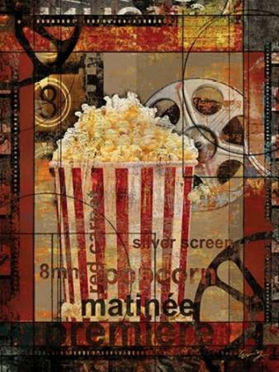 MOVIE POPCORN Poster Print by Eric Yang - Item # VARPDXEY24052